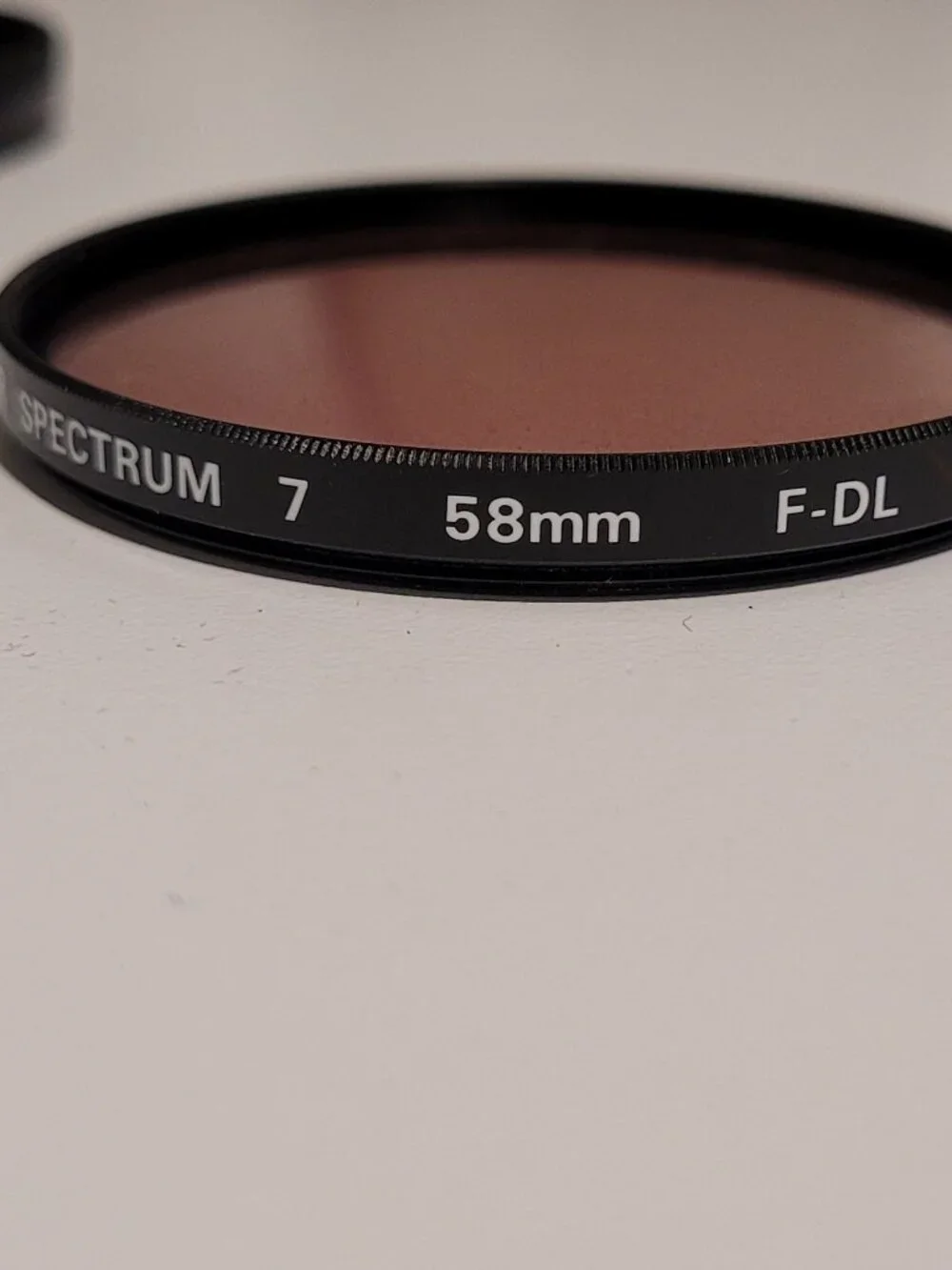 ProMaster Spectrum 7 Brand 58mm F-DL Camera Lens Filter Corrects Green Color cas